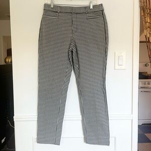 Banana Republic new with tags houndstooth mid-rise Sloan plants
